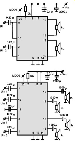 TDA8561TH I - II circuito eletronico